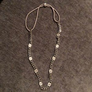 Henri Bendel silver headband
